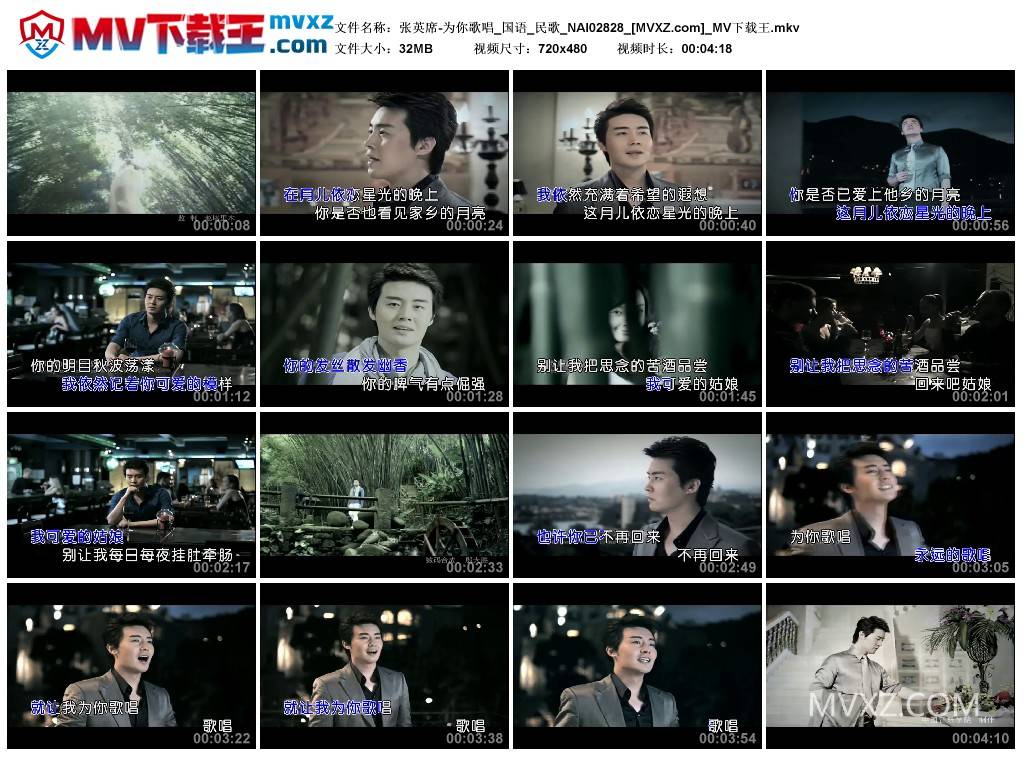 张英席-为你歌唱_国语_民歌_NAI02828